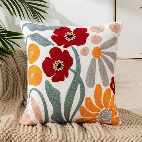 Wildflower Threads | Embroidered Pillow Cover |