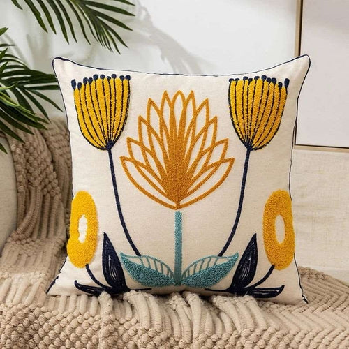 Wildflower Threads | Embroidered Pillow Cover |