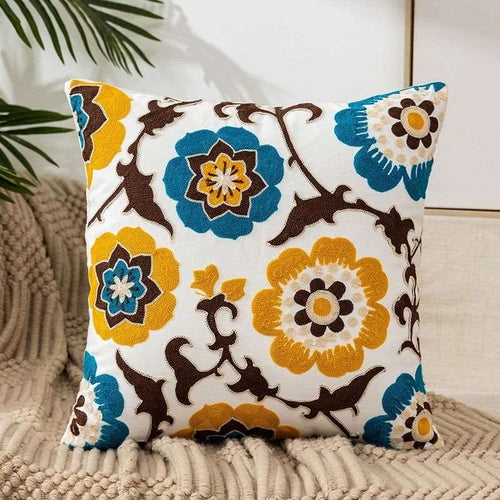 Wildflower Threads | Embroidered Pillow Cover |
